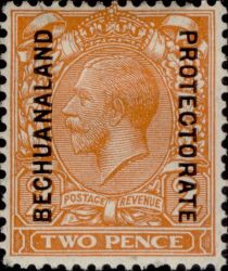 KGV issue overprinted "BECHUANALAND PROTECTORATE"