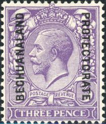 KGV issue overprinted "BECHUANALAND PROTECTORATE"