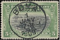 Port of Matadi manual overprint "CONGO BELGE"