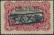 Stanley Falls typographic overprint "CONGO BELGE"overprinted