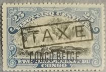 Inkissi Falls typographic overprint "CONGO BELGE"overprinted