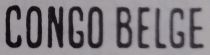 Congo Village typographic overprint "CONGO BELGE"