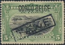 Port of Matadi typogr overprint "CONGO BELGE" overprinted