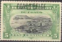 Port of Matadi typographic overprint "CONGO BELGE"