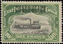 "Deliverance" manual overprint "CONGO BELGE"