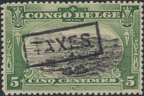 Port of Matadi Monolingual "CONGO BELGE" overprinted