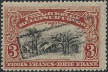 Congo Village overprinted