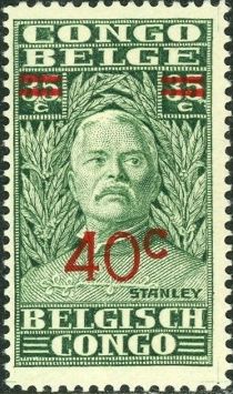 Sir Henry Morton Stanley surcharged