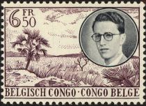 King Baudouin First Visit to Congo (Dutch-French)