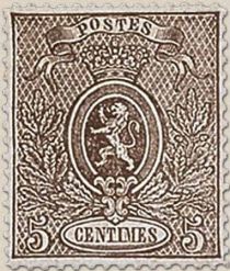 Coat of Arms Small lion perforated 15