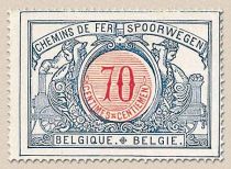 Railway Stamp: Middle in a Different Color