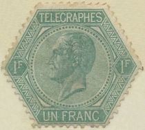 Telegraph Stamp: Leopold I