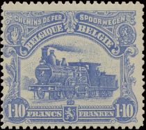 Railway Stamp: Issue of Le Havre. Locomotive "Franken"