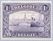 The river "Schelde" with the city of Antwerp - Perf. 14