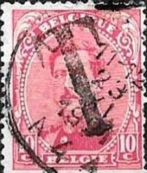 King Albert I - Overprinted with "T"