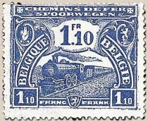 Railway Stamp: Issue of Mechelen. Locomotive