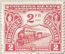 Railway Stamp: Issue of Mechelen. Locomotive