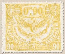 Railway Stamp: Issue of Mechelen. Winged Wheel