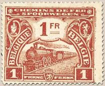 Railway Stamp: Issue of Mechelen. Locomotive