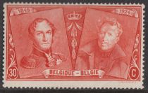 75th anniv. of Belgian Postage Stamps