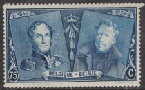 75th anniv. of Belgian Postage Stamps