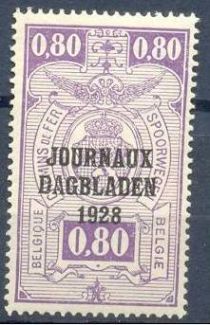 Newspaper Stamp: Overprint with 1928