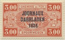 Newspaper Stamp: Overprint with 1928