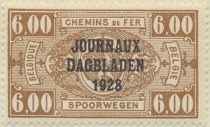 Newspaper Stamp: Overprint with 1928