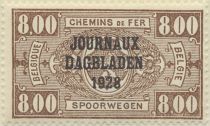 Newspaper Stamp: Overprint with 1928