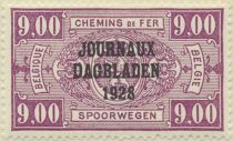 Newspaper Stamp: Overprint with 1928