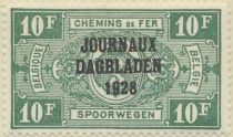 Newspaper Stamp: Overprint with 1928