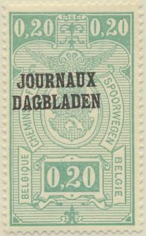 Newspaper Stamp: Overprint Type 1