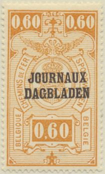 Newspaper Stamp: Overprint Type 1