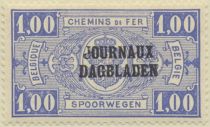 Newspaper Stamp: Overprint Type 1