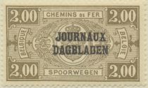 Newspaper Stamp: Overprint Type 1