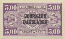 Newspaper Stamp: Overprint Type 1