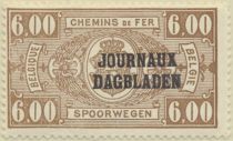 Newspaper Stamp: Overprint Type 1