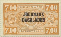 Newspaper Stamp: Overprint Type 1