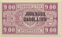 Newspaper Stamp: Overprint Type 1