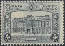 Railway Stamp: Main Post Office in Brussels