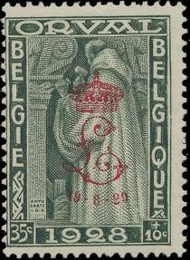 Orval Abbey-Cistercien monk (Dom Marie-Albert) - Overprinted