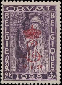 Orval Abbey-Cistercien monk (Dom Marie-Albert) - Overprinted