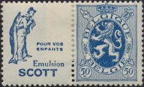 PUB Scott "Pour vos enfants" + Heraldic Lion 50ct