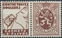 PUB Faivre + Heraldic Lion 75ct Red Brown