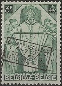 Cardinal Mercier (1851-1926) - Overprinted