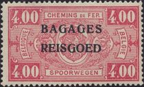 Railway - overprinted Bagages Reisgoed