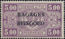 Railway - overprinted Bagages Reisgoed