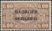 Railway - overprinted Bagages Reisgoed