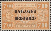 Railway - overprinted Bagages Reisgoed