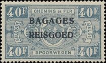 Railway - overprinted Bagages Reisgoed